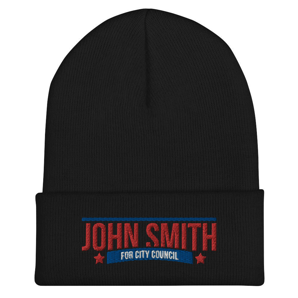 Customizable Campaign Cuffed Beanie