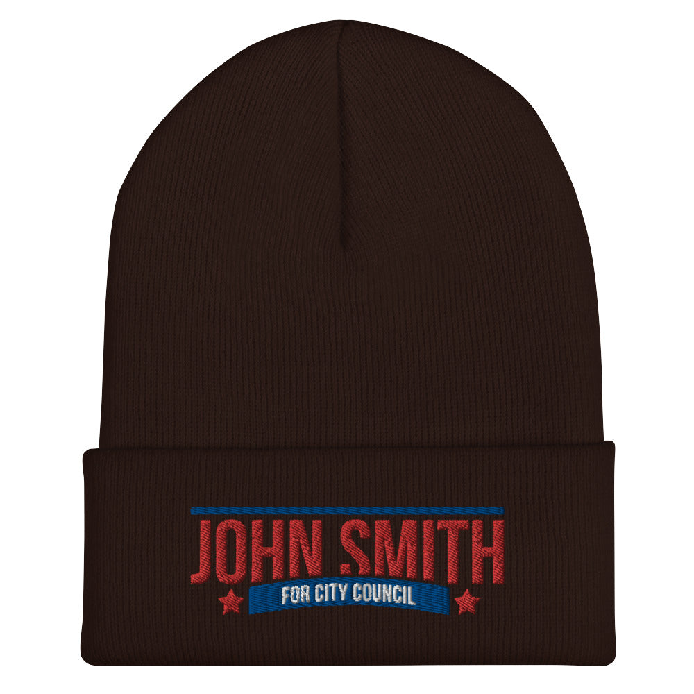 Customizable Campaign Cuffed Beanie