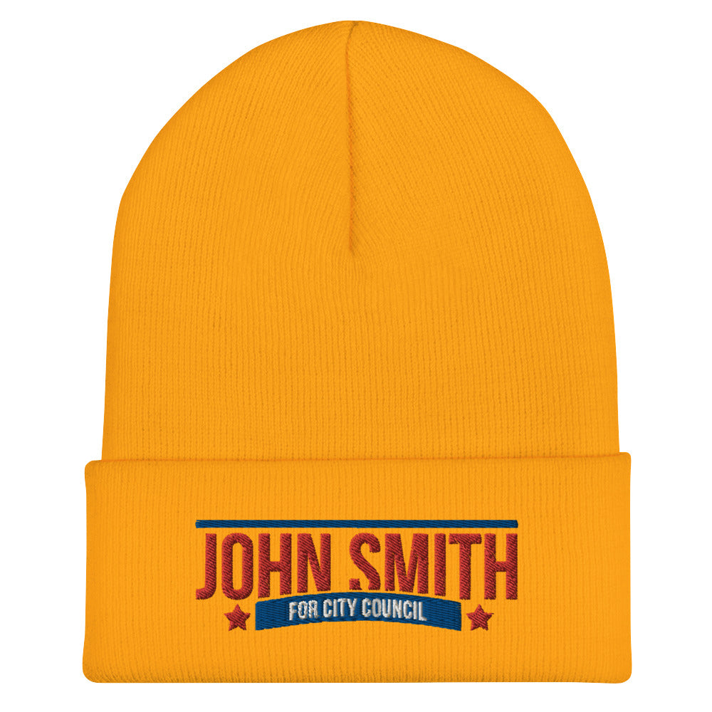 Customizable Campaign Cuffed Beanie